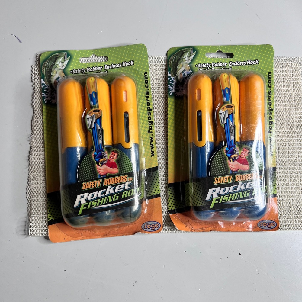 Rocket Fishing Rod‎ Replacement Safety Bobbers 2 Packs of 3 Spin Master 69052